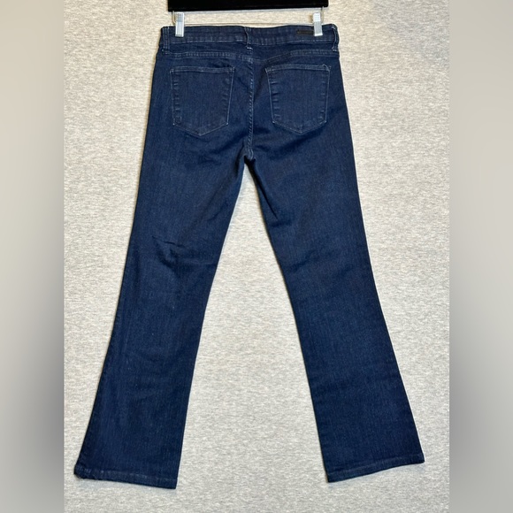 KUT FROM THE KLOTH Dark Wash Baby Bootcut Cotton Blend Denim Jean Pants Size 8 - Picture 4 of 4